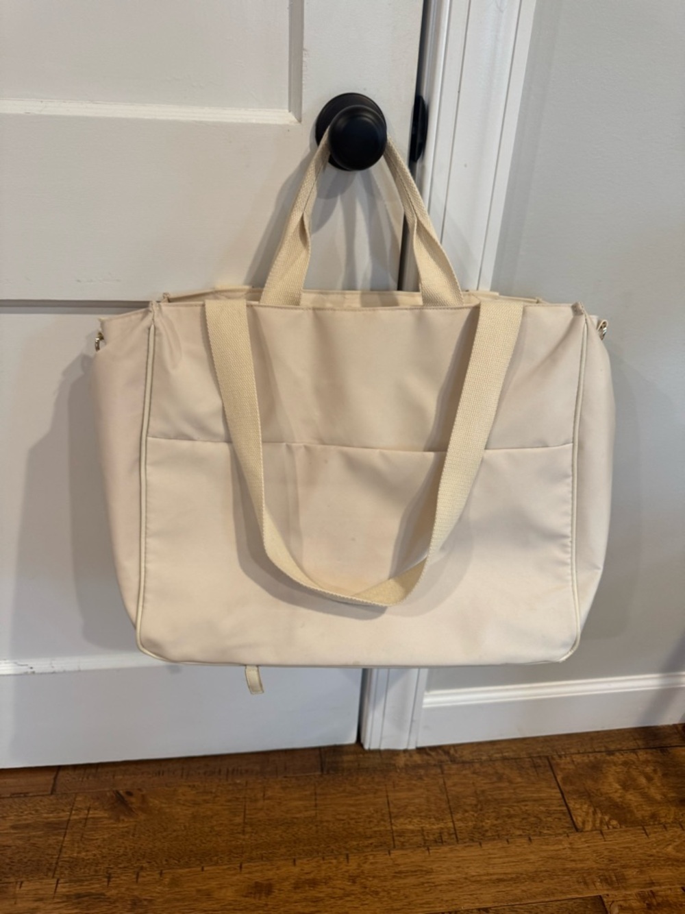 BEIS Cream Weekend Tote Bag - Picture 2 of 9